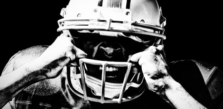 American Football Playerの写真素材