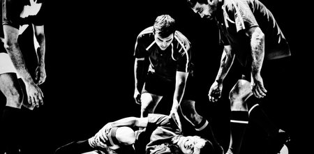 American Football Playerの写真素材