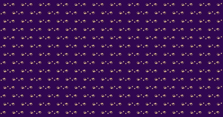 Image of shapes moving on purple background. Shapes, movement and background concept digitally...