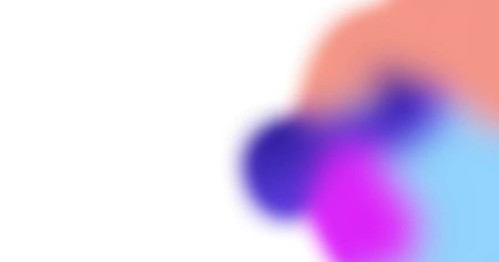Abstract colorful shapes image over white background. digital, art, vibrant, geometric, pattern,...