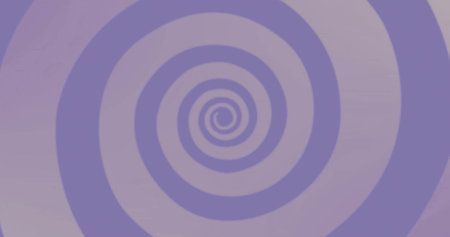 Image of purple loop on purple background. Shapes, movement, background and digital interface...