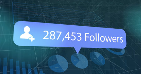 Image of numbers changing over financial data processing. Global technology connections and digital interface concept digitally generated image.の写真素材