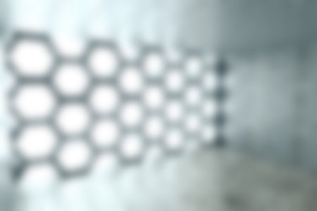 Sunlight emitting through window at buildingの写真素材