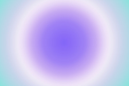 Illustration of blurred white circles against gradient background, copy space. Geometric shape, defocused, advertisement, blank, studio shot, vector and abstract concept.の写真素材