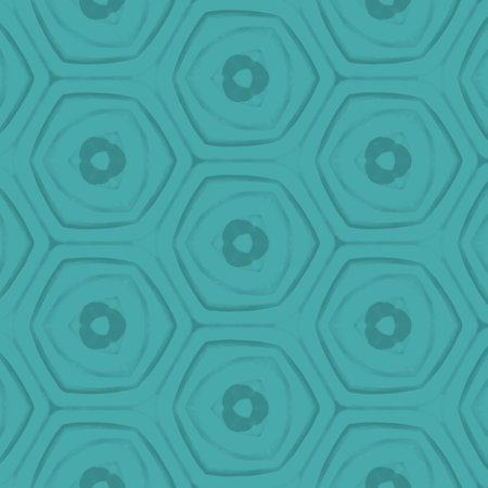 Image of shapes over green background with copy space. Colour, pattern and communication concept...