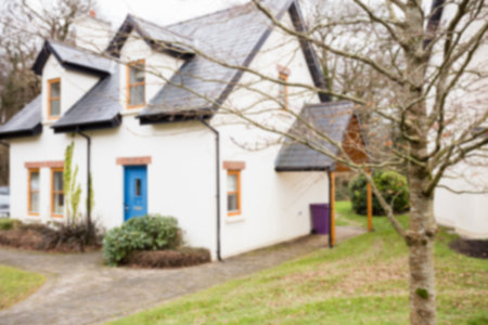 View of residential buildingの写真素材