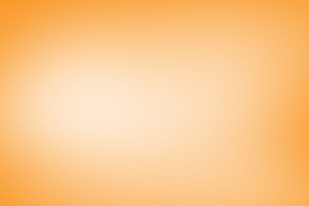 Golden-orange radial gradient is glowing on digital canvas with warm glow, flat design. Abstract,...