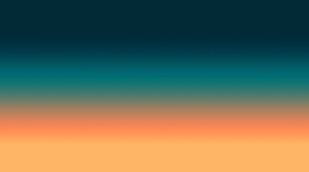 Full frame shot of orange and turquoise backgroundの写真素材