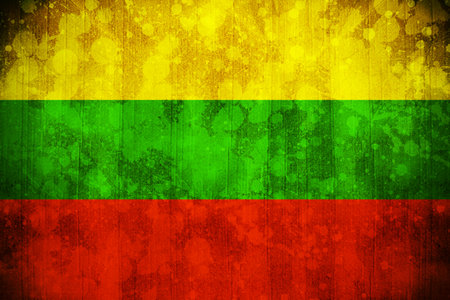 Full frame shot of Lithuanian Flagの写真素材