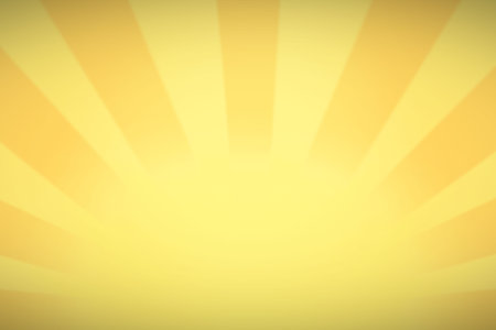 Full frame shot of yellow sunburst patternの写真素材