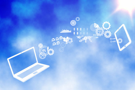 Computer connection background