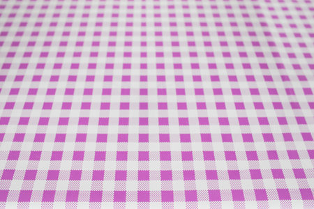 Full frame shot of pink checked pattern fabricの写真素材