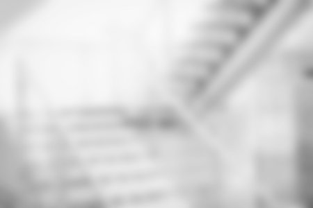 Empty stairs in office buildingの写真素材