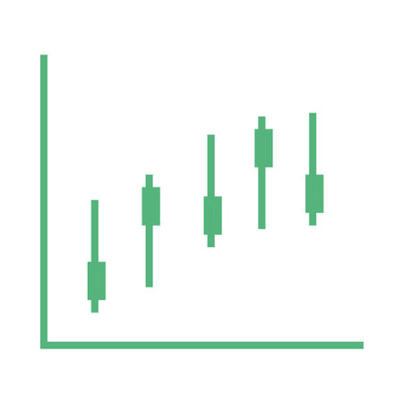 Close-up of green box plot against white backgroundの写真素材