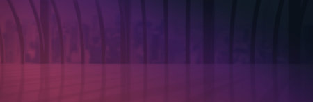 View of cityscape from inside buildingの写真素材