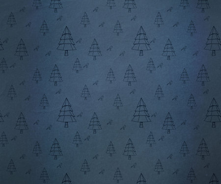 Digitally generated Blue christmas tree patternの写真素材