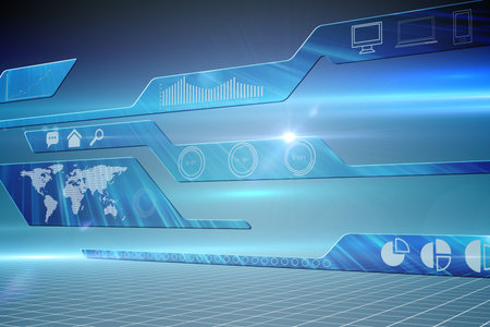 Futuristic technology interface