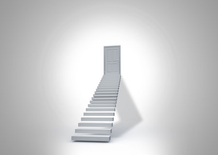 Multi-ethnic team works on stock market tasks in a modern office.の写真素材