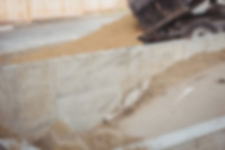 Machine on construction site