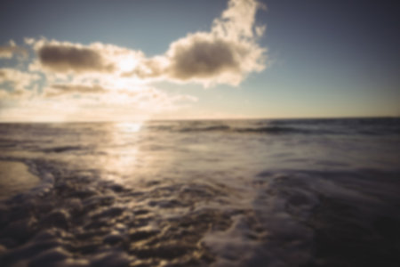 Scenic view of sea during day