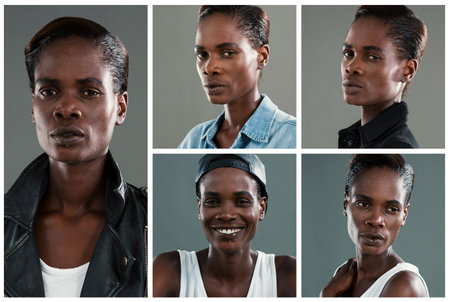 People collage portrait single 5