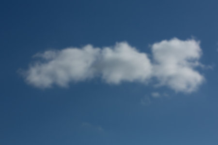 Low angle view of white clouds in blue sky
