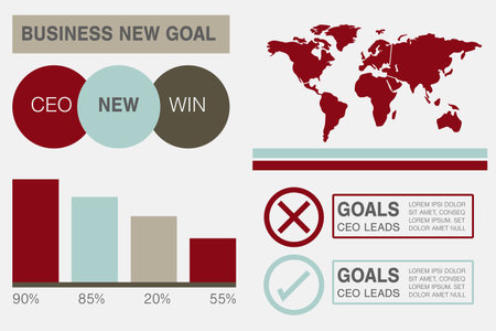 Composite image of business presentation with charts and text on white backgroundの写真素材