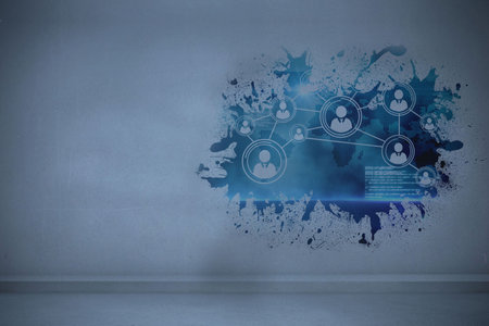 Splash showing global communityの写真素材