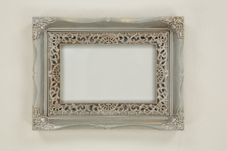 Photo frame outline, Close-upの写真素材