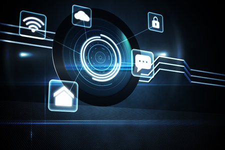 Futuristic technology interface