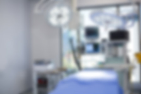 Blurry of operating room at hospital