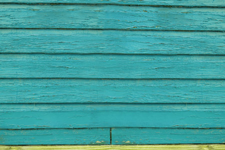 Full frame shot of turquoise textured wallの写真素材