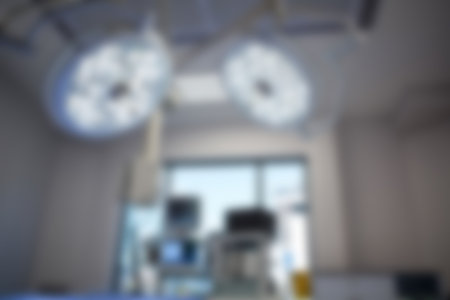 Blurry of operating room at hospital