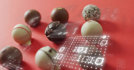 Animation of data processing over globe