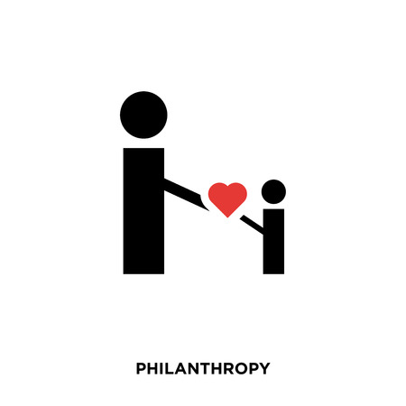 People figure icons on a white backgroundのイラスト素材