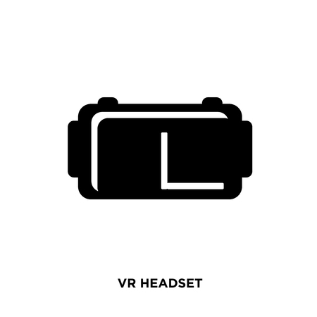 vr headset icon isolated on white background for your web, mobile and app designのイラスト素材