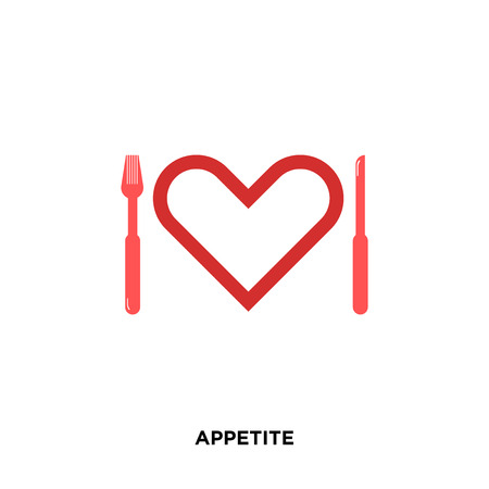 appetite icon isolated on white background for your web, mobile and app designのイラスト素材