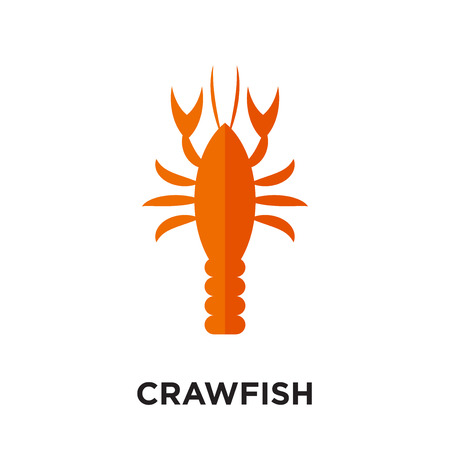 Crawfish isolated on white background for your web and mobile app design.のイラスト素材