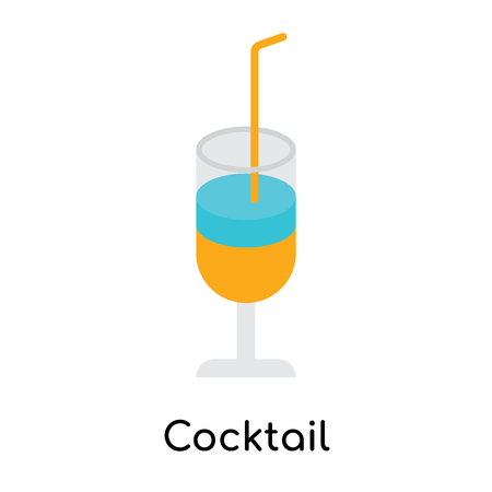 Cocktail icon isolated on white background for your web and mobile app designのイラスト素材