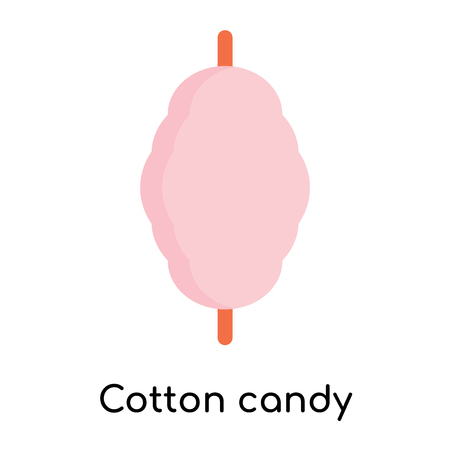 Cotton candy icon isolated on white background for your web and mobile app designのイラスト素材