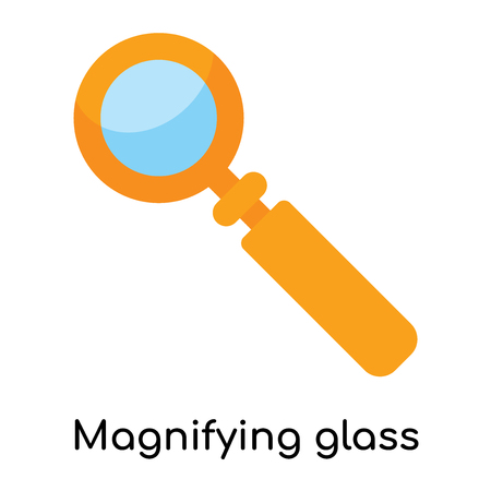 Magnifying glass icon isolated on white background for your web and mobile app designのイラスト素材
