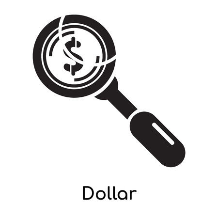 Dollar symbol icon isolated on white background for your web and mobile app designのイラスト素材