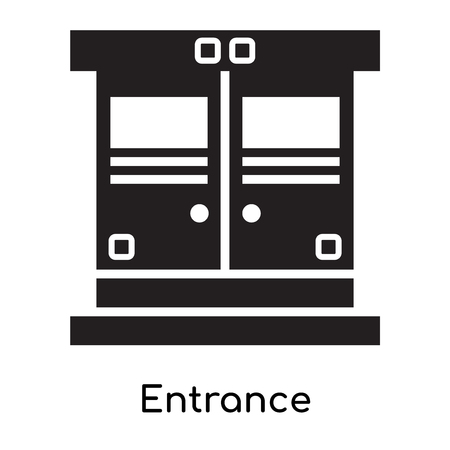 Entrance icon isolated on white background for your web and mobile app designのイラスト素材