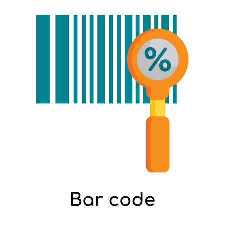 Bar code icon isolated on white background for your web and mobile app designのイラスト素材