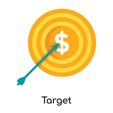 Target icon isolated on white background for your web and mobile app designのイラスト素材