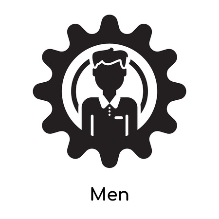 Men icon isolated on white background for your web and mobile app designのイラスト素材
