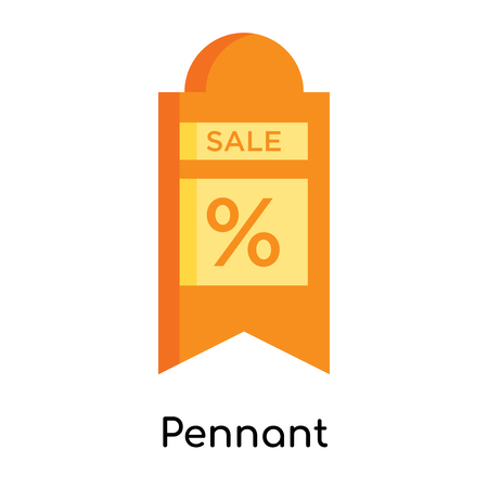 Pennant icon isolated on white background for your web and mobile app designのイラスト素材