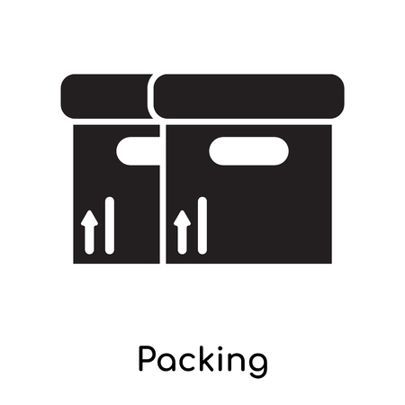 Packing icon isolated on white background for your web and mobile app designのイラスト素材