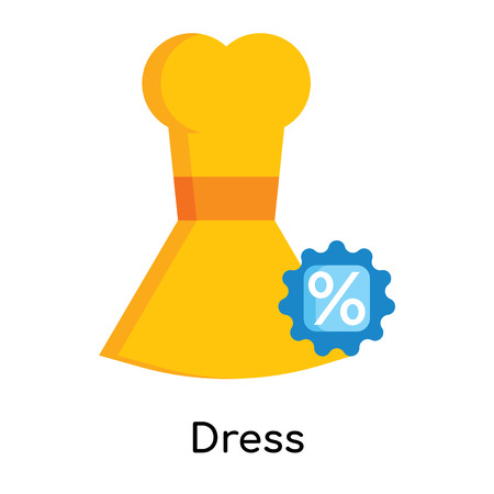 Dress icon isolated on white background for your web and mobile app designのイラスト素材
