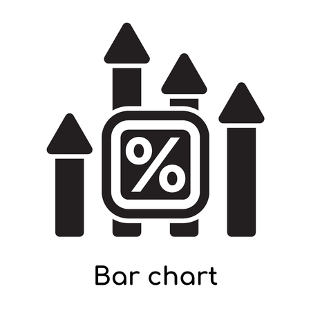 Bar chart icon isolated on white background for your web and mobile app designのイラスト素材